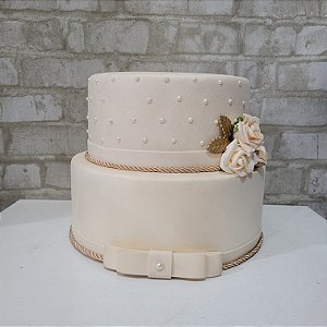 Alugue Bolo Fake Tema - Champanhe