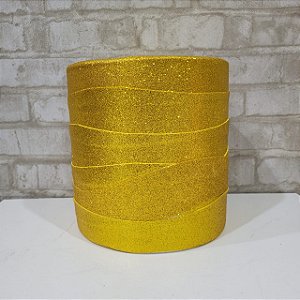 Alugue Bolo Fake Tema - Glitter Dourado