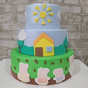 Alugue Bolo Fake Tema - Peppa Pig