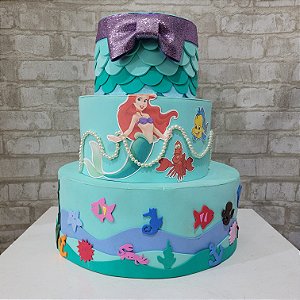 Alugue Bolo Fake Tema - Ariel