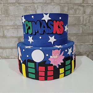 Alugue Bolo Fake Tema - Pj Masks