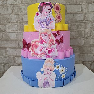 Alugue Bolo Fake Tema - Princesas