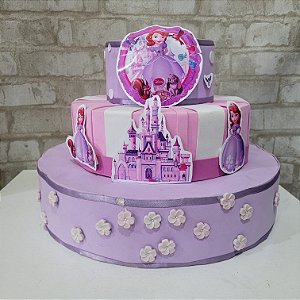 Alugue Bolo Fake Tema - Princesa Sofia