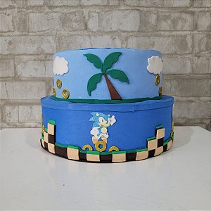 Alugue Bolo Fake Tema - Sonic