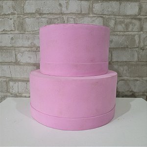 Alugue Bolo Fake Tema - Rosa Liso