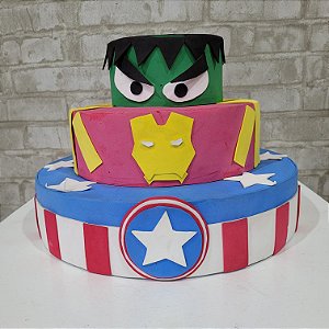 Alugue Bolo Fake Tema - Vingadores