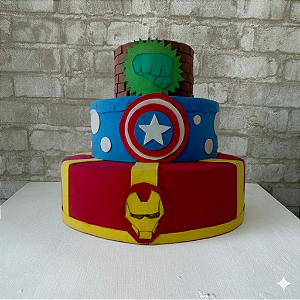 Alugue Bolo Fake Vingadores