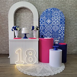 Alugue Tema Para Festa Decoração Mamma Mia Tecido ( Modelo 2 )
