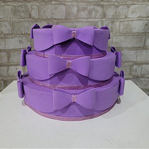 Alugue Bolo Fake Tema - Laço