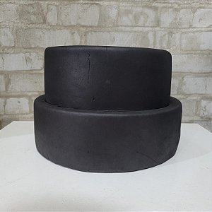 Alugue Bolo Fake Tema - Preto 2 Andares