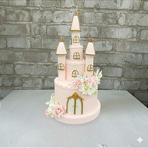 Alugue Bolo Fake Cenográfico Castelo das Princesas