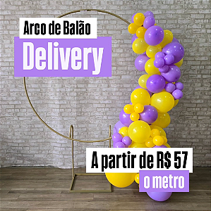 Compre Balão Para Festa Decoração 3 Metros Ararelo e Lílas ( Cores Lisas )