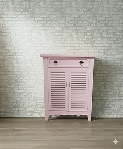 Alugue Cômoda Persiana Rosa Bebê