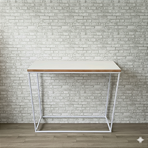 Alugue Mesa de Ferro Retangular Central Branco