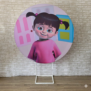 Alugue Estrutura Painel Redondo e a Capa de Tecido do Tema - Boo