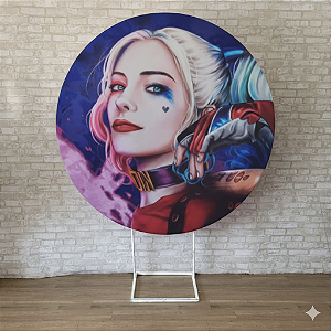 Alugue Estrutura Painel Redondo e a Capa de Tecido do Tema - Alerquina