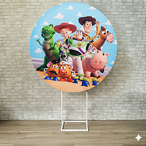 Alugue Estrutura Painel Redondo e a Capa de Tecido do Tema - Toy Story
