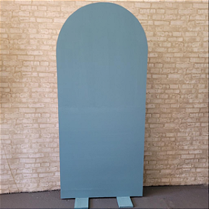 Alugue Estrutura Painel Romano de Madeira Azul