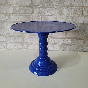 Alugue Boleira Colonial Regulável Lisa Azul