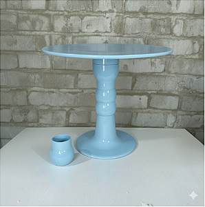 Alugue Boleira Colonial Regulável Lisa Azul Bebê