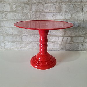 Alugue Boleira Colonial Regulável Lisa Vermelho