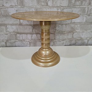 Alugue Boleira Colonial Regulável Lisa Dourado