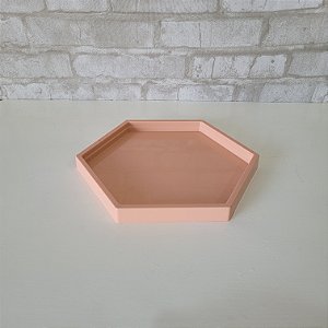 Alugue Bandeja Sextavada Papaya