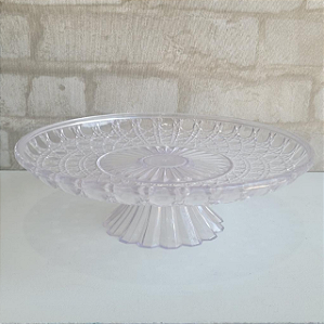 Alugue Bandeja Alta Transparente