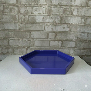 Alugue Bandeja Sextavada Violeta