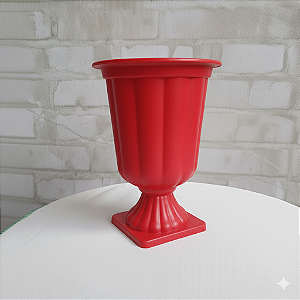 Alugue Vaso Grego Vermelho P