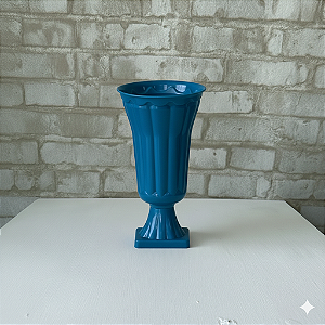 Alugue Vaso Grego Azul Petroleo G