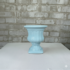 Alugue Mini Vaso de Porcelana Azul Bebê