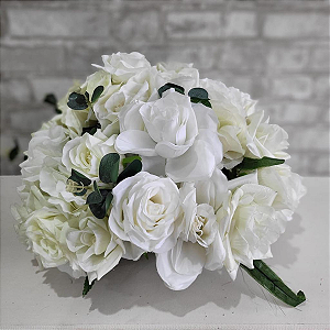 Alugue Arranjo de Flor Artificial GG - Branco