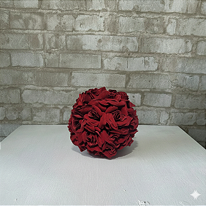 Alugue Arranjo de Flor Artificial Vermelho G