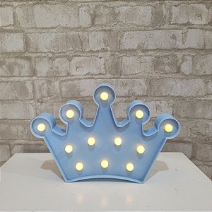 Alugue Coroa de LED Lúminaria (Pilhas não inclusa) - Azul