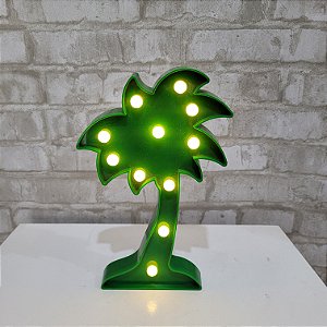 Alugue Coqueiro de LED Lúminaria (Pilhas não inclusa) - Verde