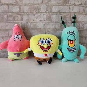 Alugue Kit Pelúcias Bob Esponja, Patrick e Plankton