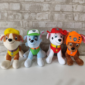 Alugue Kit Pelúcia Patrulha Canina - Rubble, Rocky, Marshall e Zuma