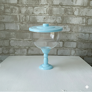 Alugue Baleiro Bomboniere Azul Bebê