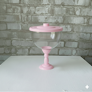 Alugue Baleiro Bomboniere Rosa Bebê