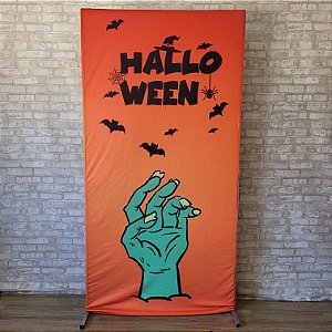 Alugue Estrutura Painel Retangular e a Capa do Tema Halloween ( Modelo 10)