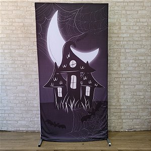 Alugue Estrutura Painel Retangular e a Capa do Tema Halloween ( Modelo 12)