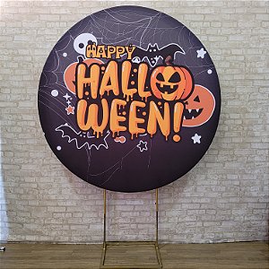 Alugue Estrutura Painel Redondo e a Capa do Tema Halloween ( Modelo 13)