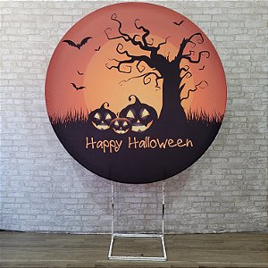 Alugue Estrutura Painel Redondo e a Capa do Tema Halloween ( Modelo 14)