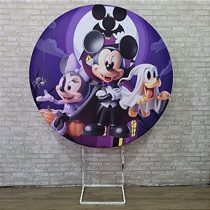 Alugue Estrutura Painel Redondo e a Capa do Tema Halloween ( Modelo 15)