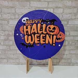 Alugue Estrutura Mini Painel Redondo e a Mini Capa do Tema Halloween (modelo 01)