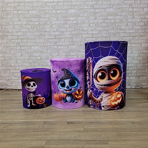 Alugue Trio de Cilindros e as Capas do Tema Halloween (Modelo 01)