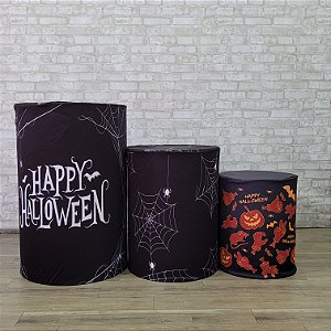 Alugue Trio de Cilindros e as Capas do Tema Halloween (Modelo 06)