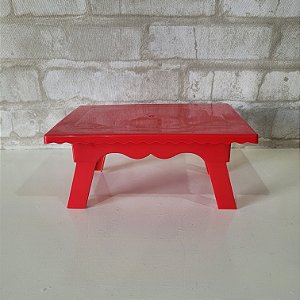 Alugue Mesinha de Doce Vermelho
