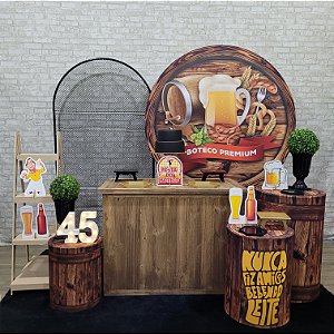 Alugue Tema Para Festa Decoração Boteco Tecido ( Modelo 5 )